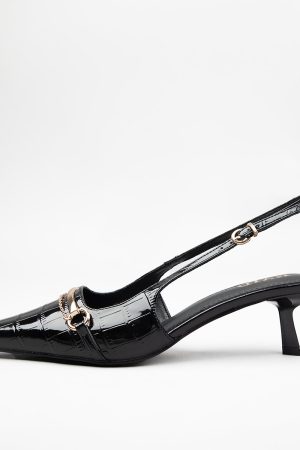 RAID Alique Slingbacks in Black