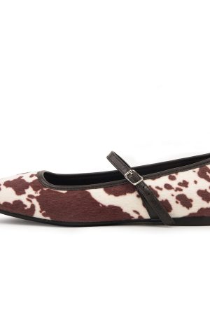Raid Colly Flat In Cow Print