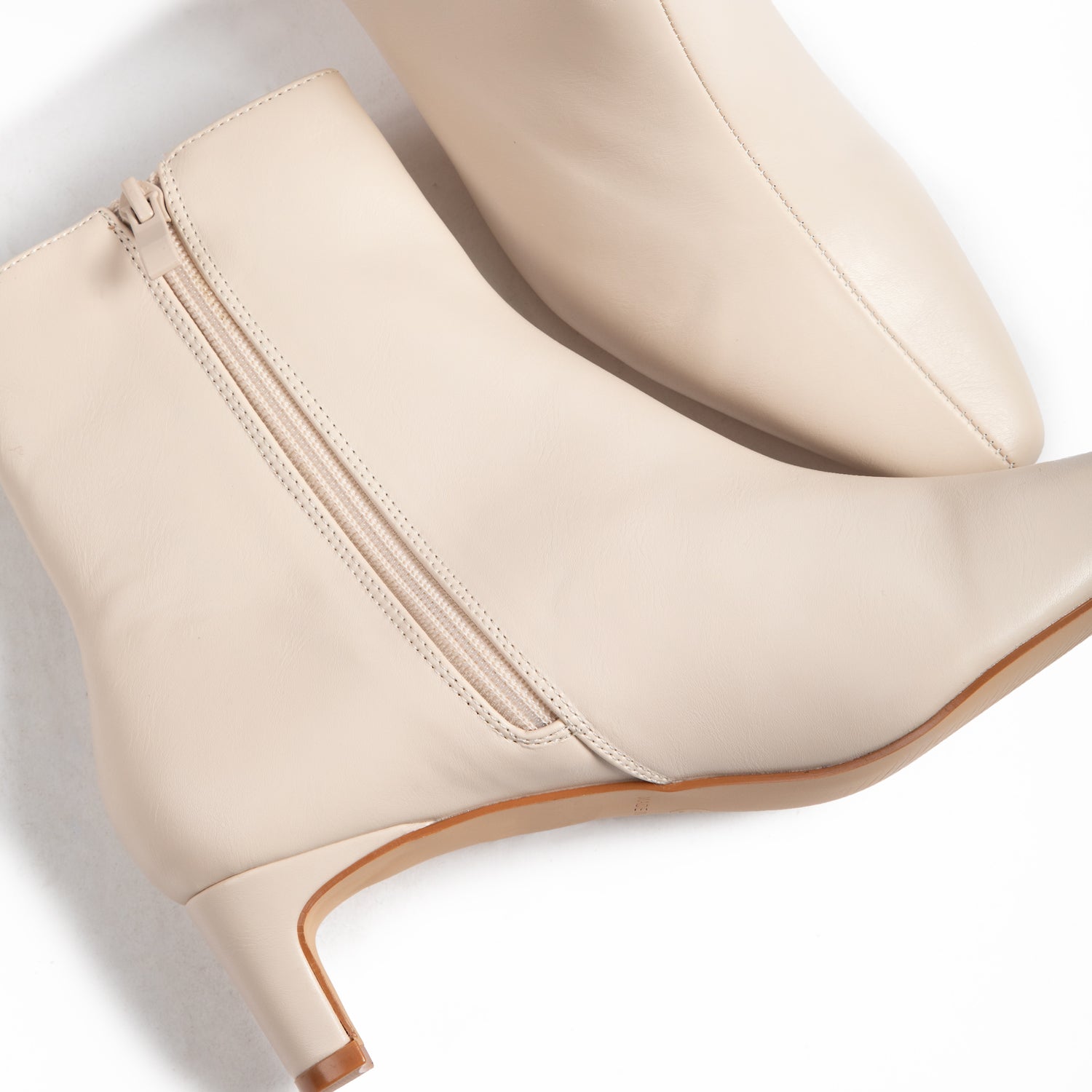 RAID Lynsey Ankle Boots in Cream - Image 8