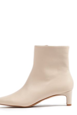 RAID Lynsey Ankle Boots in Cream