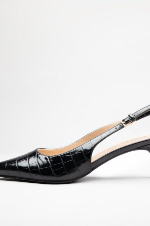 RAID Ravish Slingbacks in Black