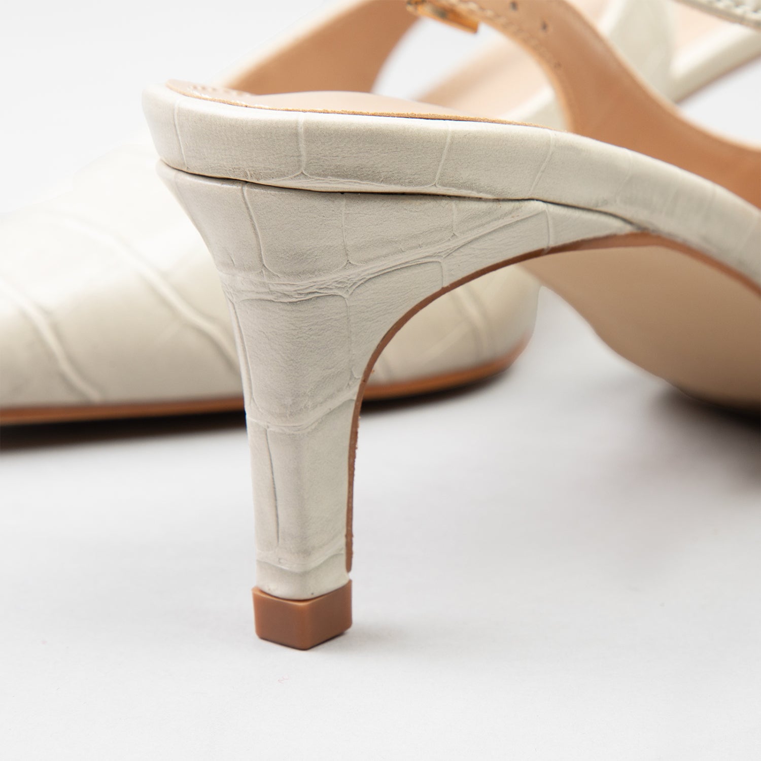 RAID Ravish Slingbacks in Beige - Image 3