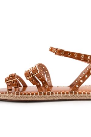 RAID Tanya Flat Sandals in Tan