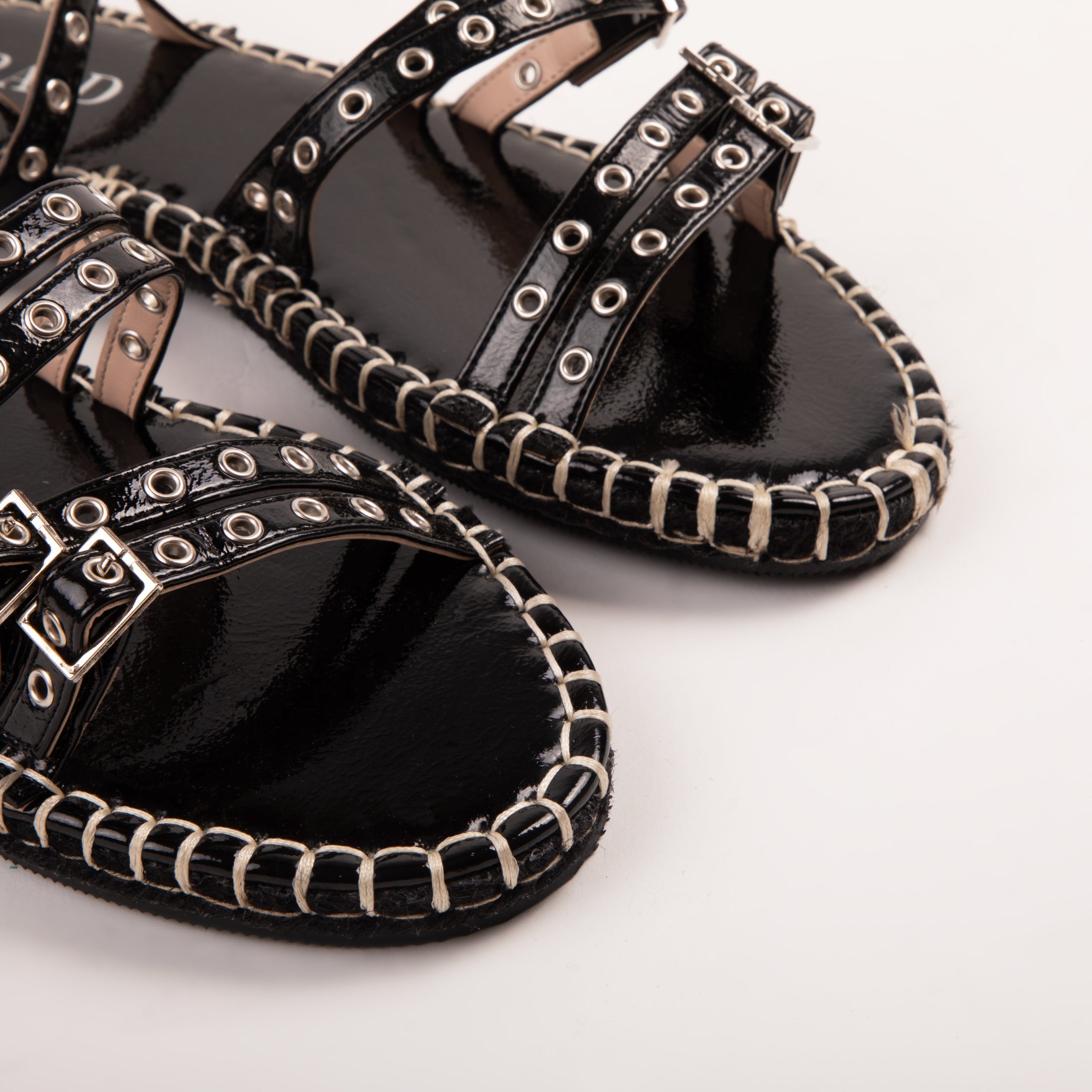 RAID Tanya Flat Sandals in Black - Image 5
