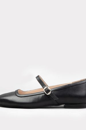 RAID Finni Flat Ballet Pumps In Black