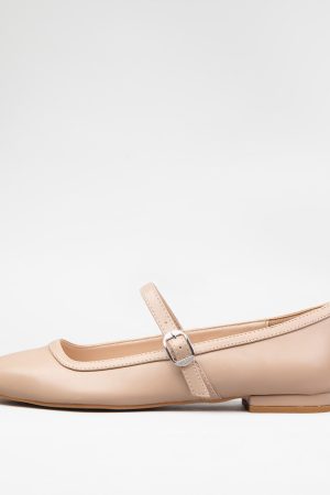 RAID Finni Flat Ballet Pumps In Nude