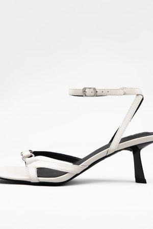 RAID Macie Heeled Sandals in Off White
