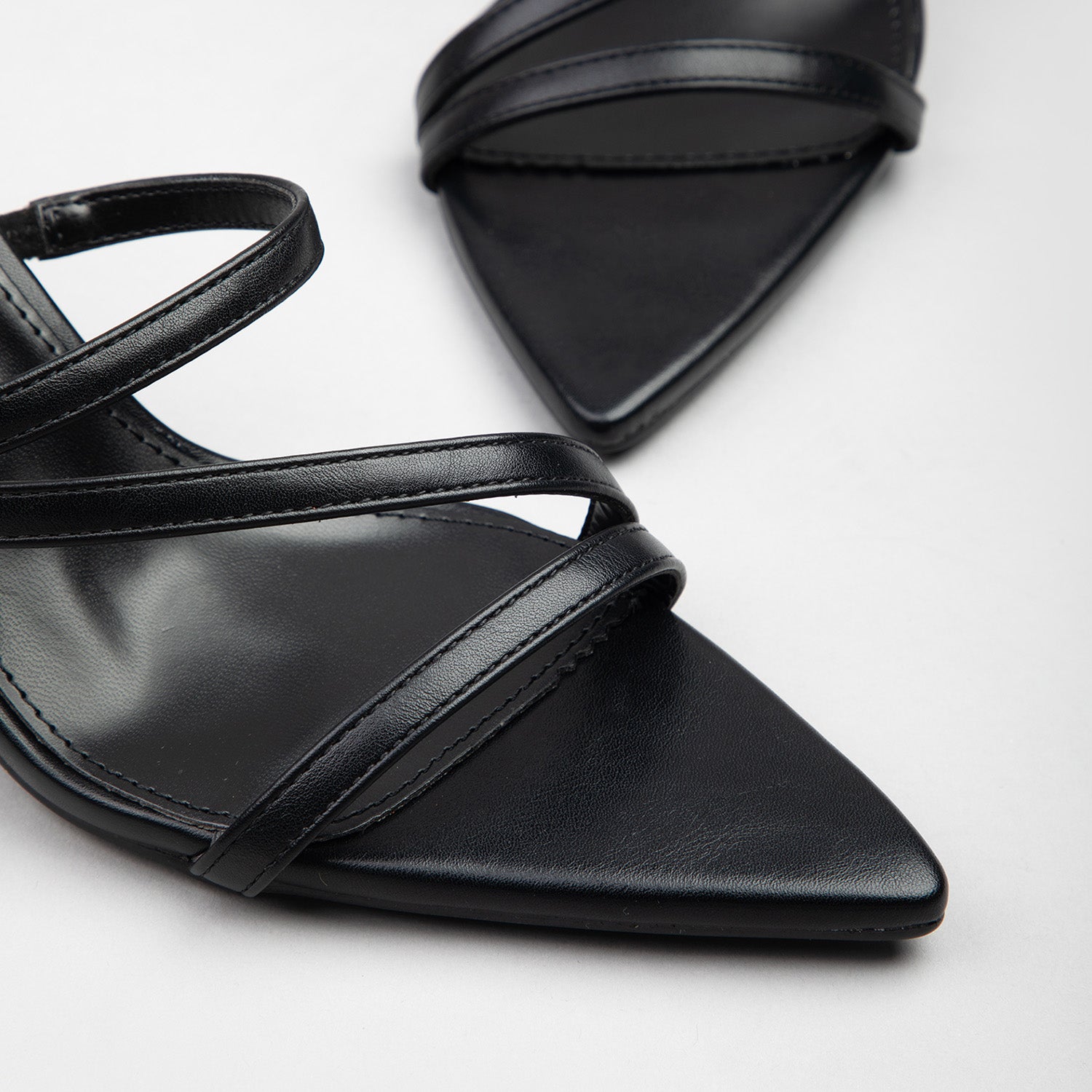 RAID Tosca Heeled Mules in Black - Image 5
